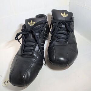 Adidas PORSCHE DESIGN S2 Men’s Size 9 1/2 Black/ Gold Driving Shoes 098336